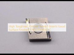 Alta dureza Cermet girando inserta buena superficie terminada CNGG120404L-C