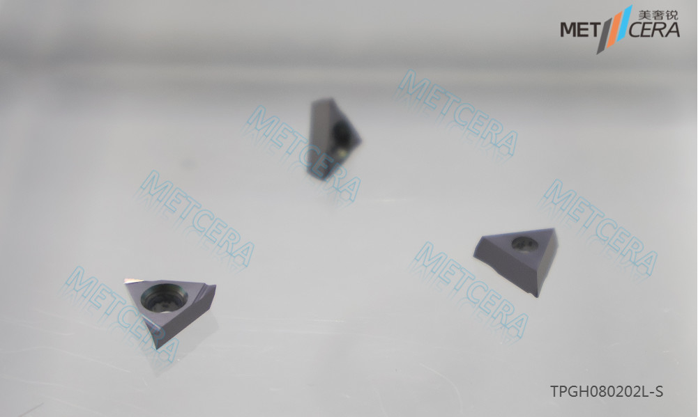 Herramienta de agujero interior del torno de carburo CNC TPGH0802, inserciones de carburo de mano izquierda, inserciones de fresado CNC, inserción de perforación