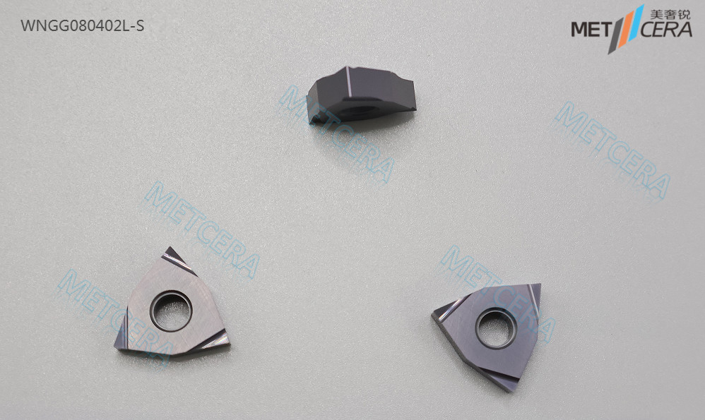 WNGG0804 Carbide Insert Herramienta de torneado de carburo CNC Procesamiento de acero Giración externa Corte a la izquierda Insert a tierra