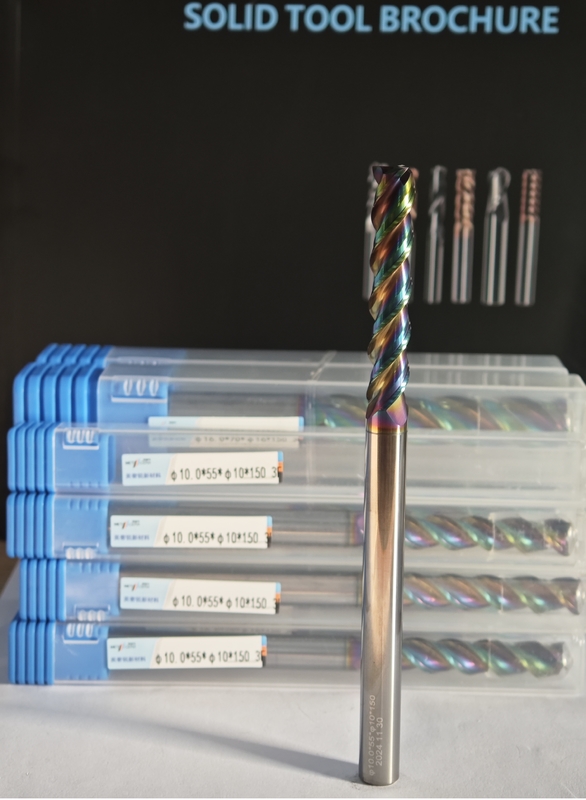 MAE PLUS Φ10x55x10Dx150mm Molino de carburo de longitud súper larga para el mecanizado de metales no ferrosos