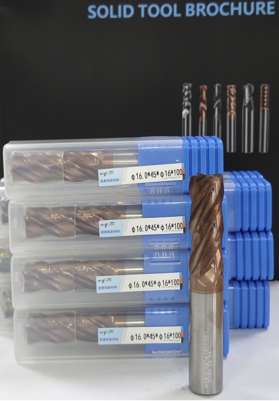 MPE4 φ16.0 x 45x φ16 x 100mm Cortador de fresado de carburo sólido