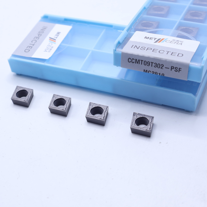 CCMT09T302 Inserto de cermet CNC para herramientas de torneado de torno metálico, herramientas de torno cerámico metálico, cortador de trituradores de acabado