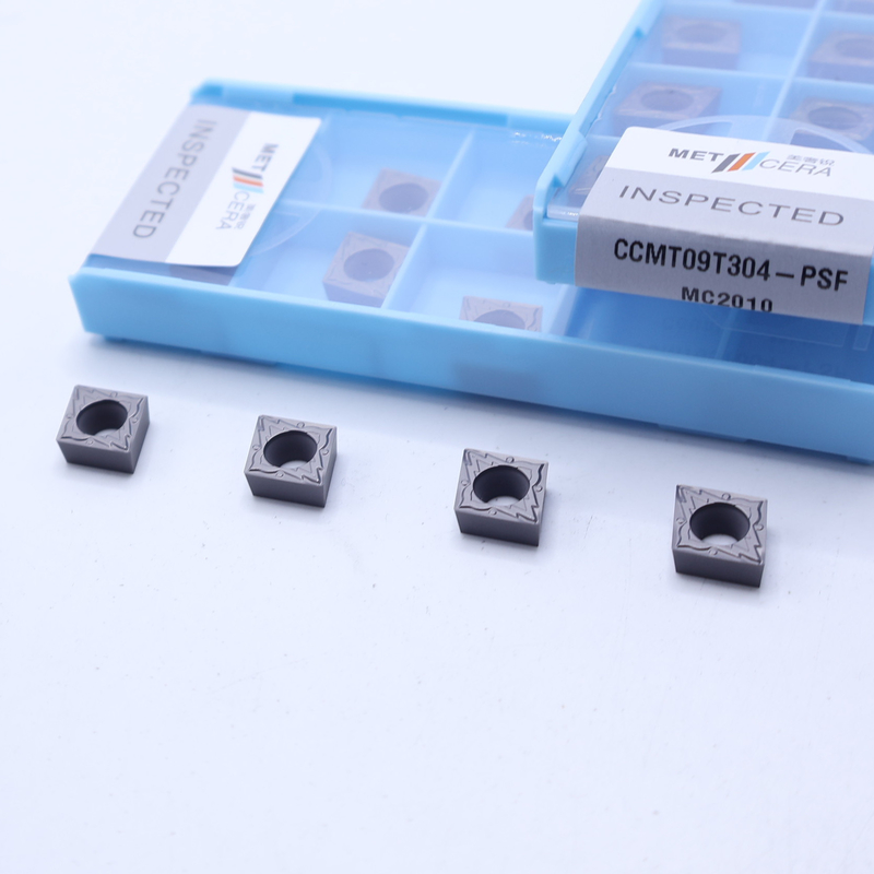 CCMT09T304 Insert de cermet CNC para herramientas de torneado de torno metálico, herramientas de torno cerámico metálico, cortador de rompehielos de acabado