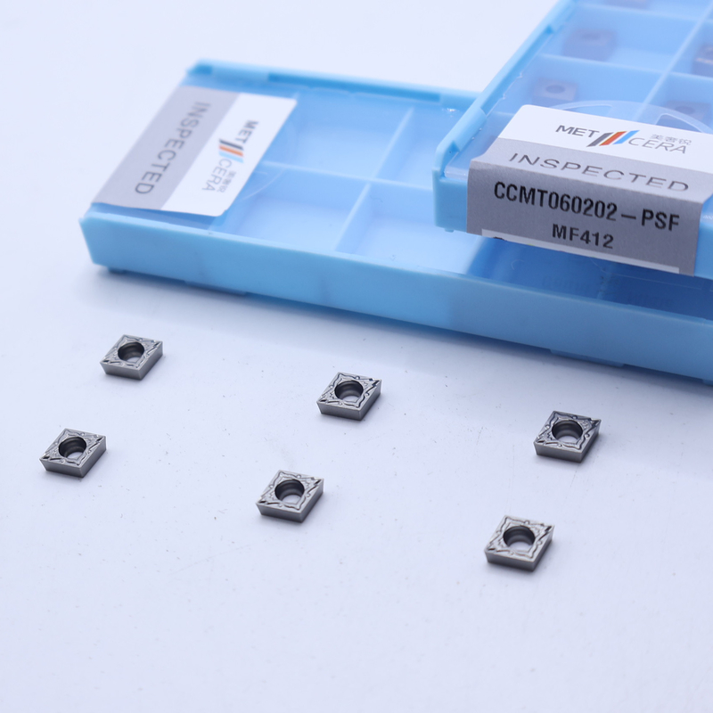 CCMT060202 Torno CNC inserto de torneado de carburo indexable, inserto de carburo para acero, aleación, rompehielos de acabado para torneado interno