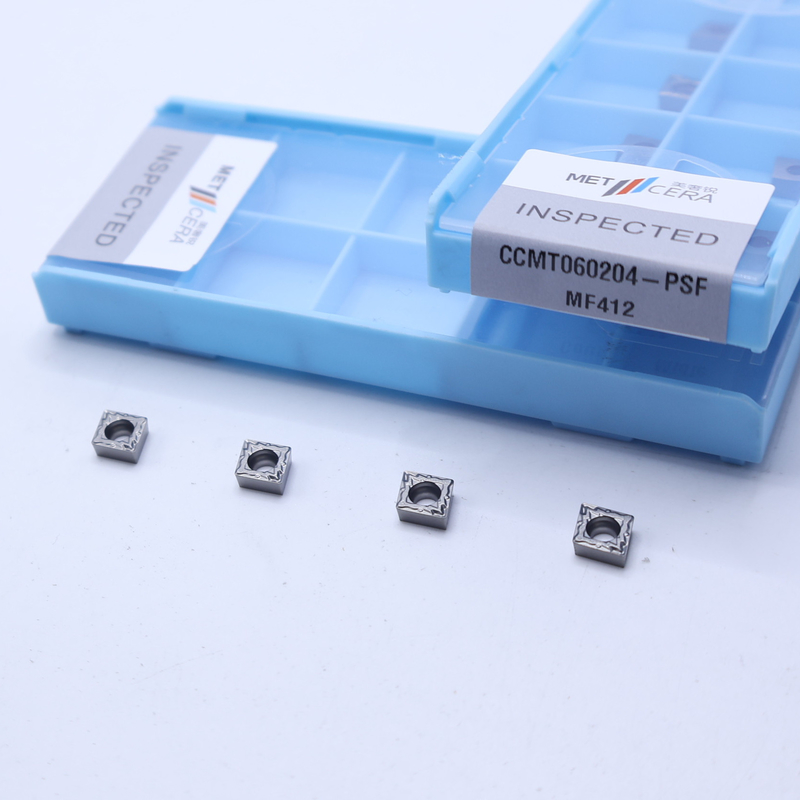 CCMT060204 Torno CNC inserto de torneado de carburo indexable, inserto de carburo para acero, aleación, rompehielos de acabado para torneado interno