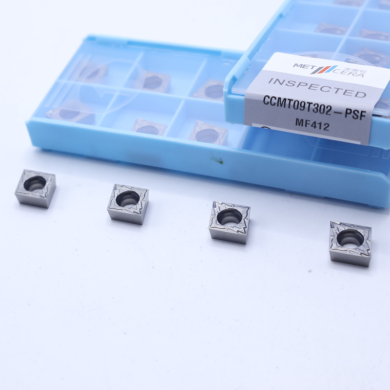 CCMT09T302 Torno CNC inserto de torneado de carburo indexable, inserto de carburo para acero, aleación, rompehielos de acabado para torneado interno