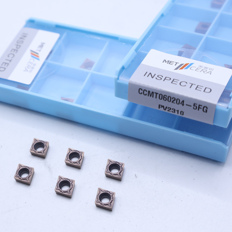 Insertores de torneado CNC de alta resistencia CCMT06-5FG CCMT09-5FG Insertores de torneado externos e internos
