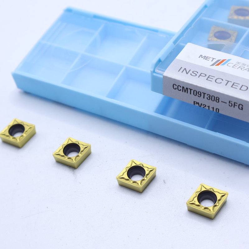 Insertores de torneado CNC de alta resistencia CCMT06-5FG CCMT09-5FG Insertores de torneado externos e internos