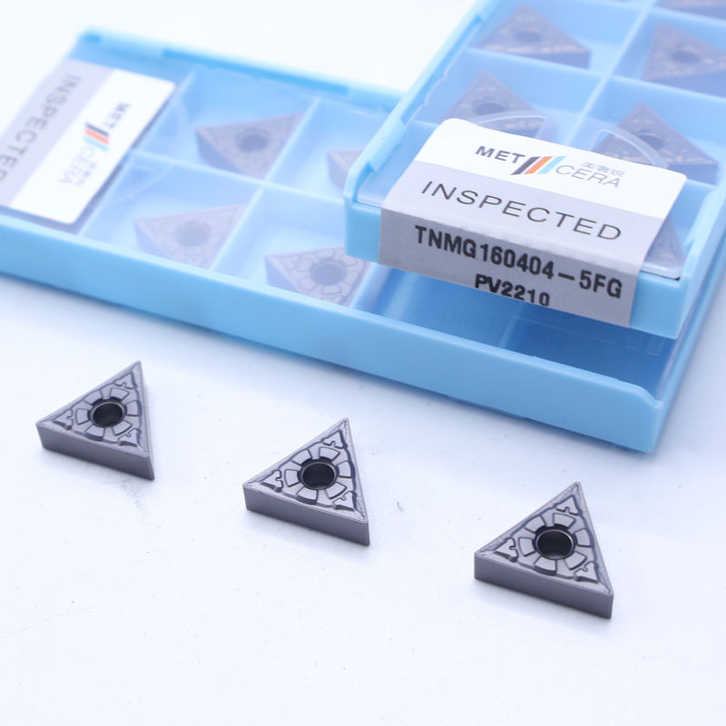 Insertos de torneado CNC TiCN Cermet con rompevirutas 5FG para resistencia al desgaste en el mecanizado
