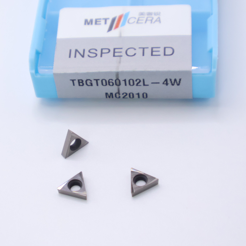 MC2010/PV2110 Grado Cermet inserciones de torneado CNC con inserciones de acabado y rompehielos de 4W