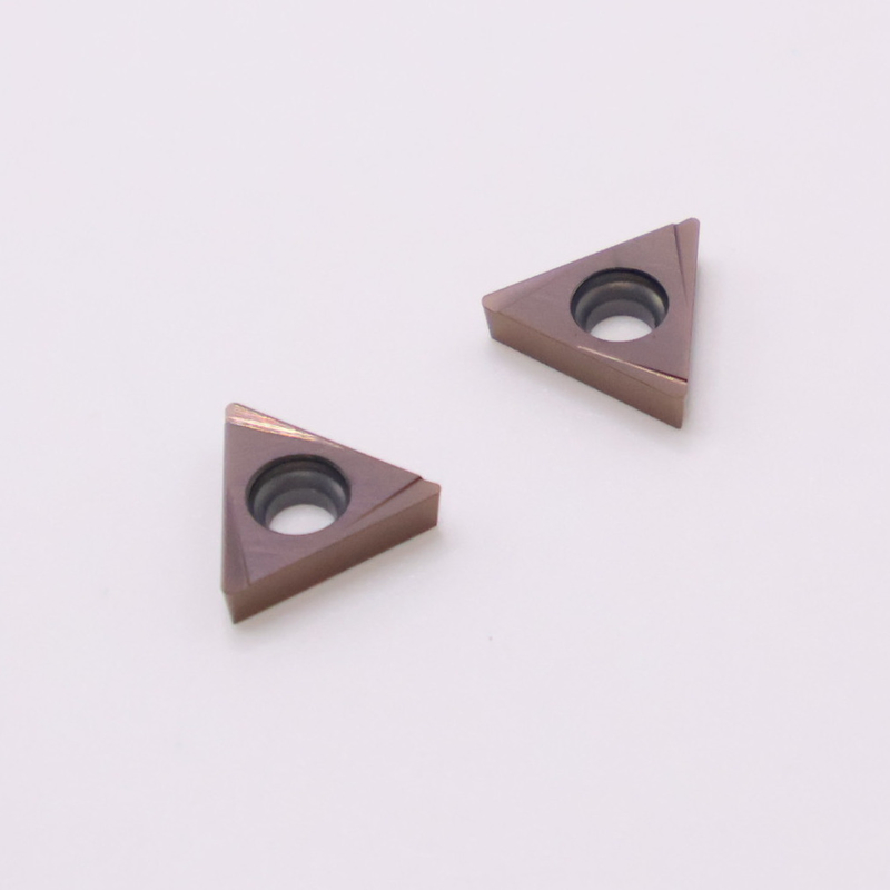 TPGT10 TPGT11 Carburo inserciones de torneado para CNC girando 4W rompehielos de chips en plata / bronce