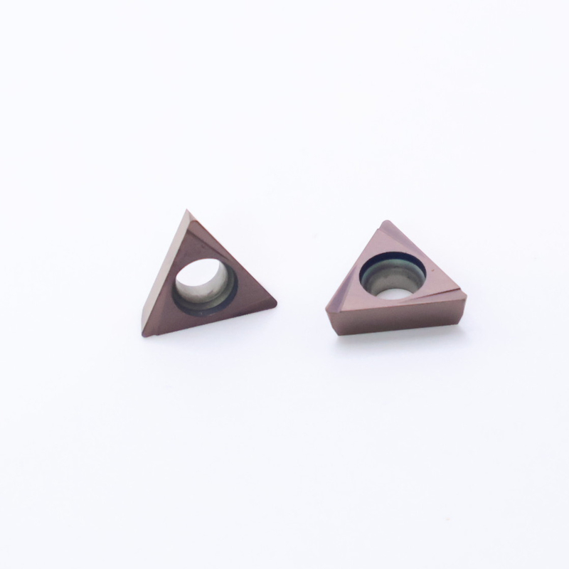 TPGT10 TPGT11 Carburo inserciones de torneado para CNC girando 4W rompehielos de chips en plata / bronce