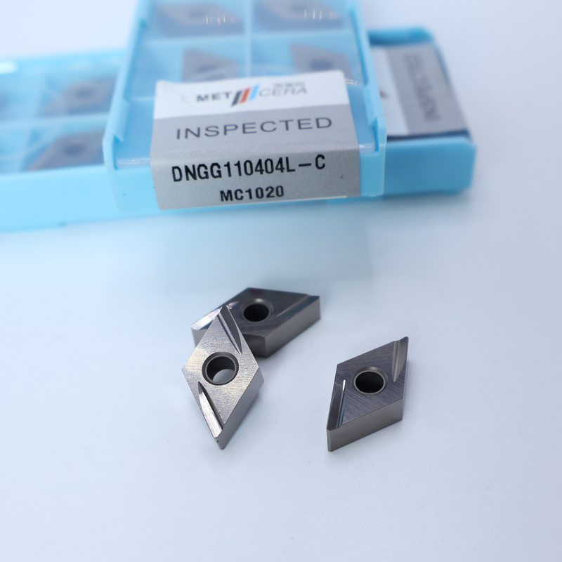 DNGG1104 DNGG11 Cermet CNC Cermet inserciones de giro, inserciones de acabado con C finalizador de chips