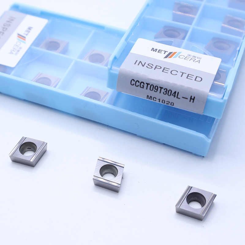 CCGT06 CCGT09 Cermet inserciones de torneado CNC para materiales P, inserciones de acabado con rompehielos H