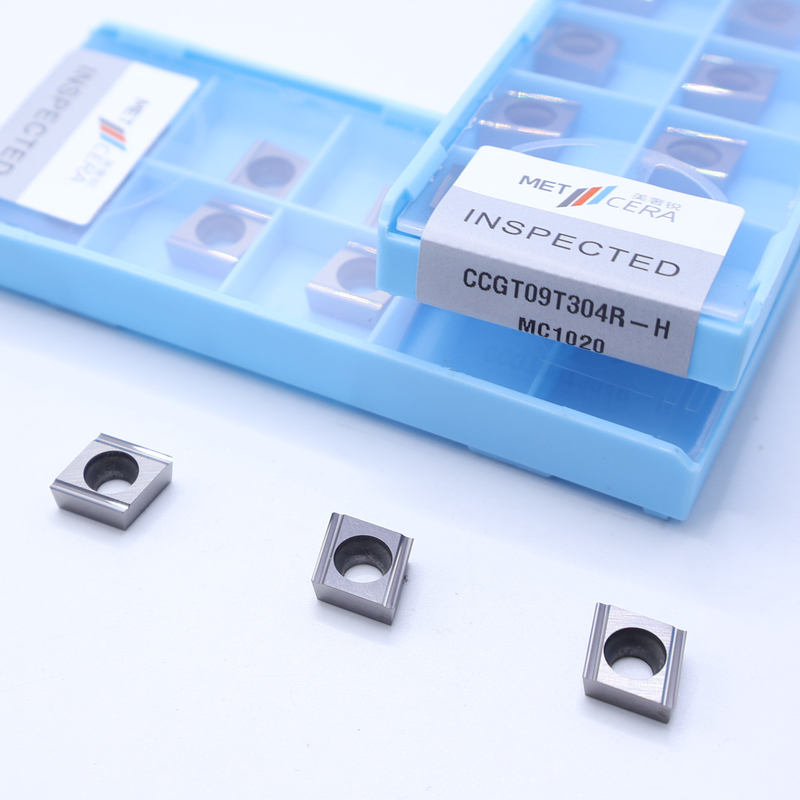 CCGT06 CCGT09 Cermet inserciones de torneado CNC para materiales P, inserciones de acabado con rompehielos H