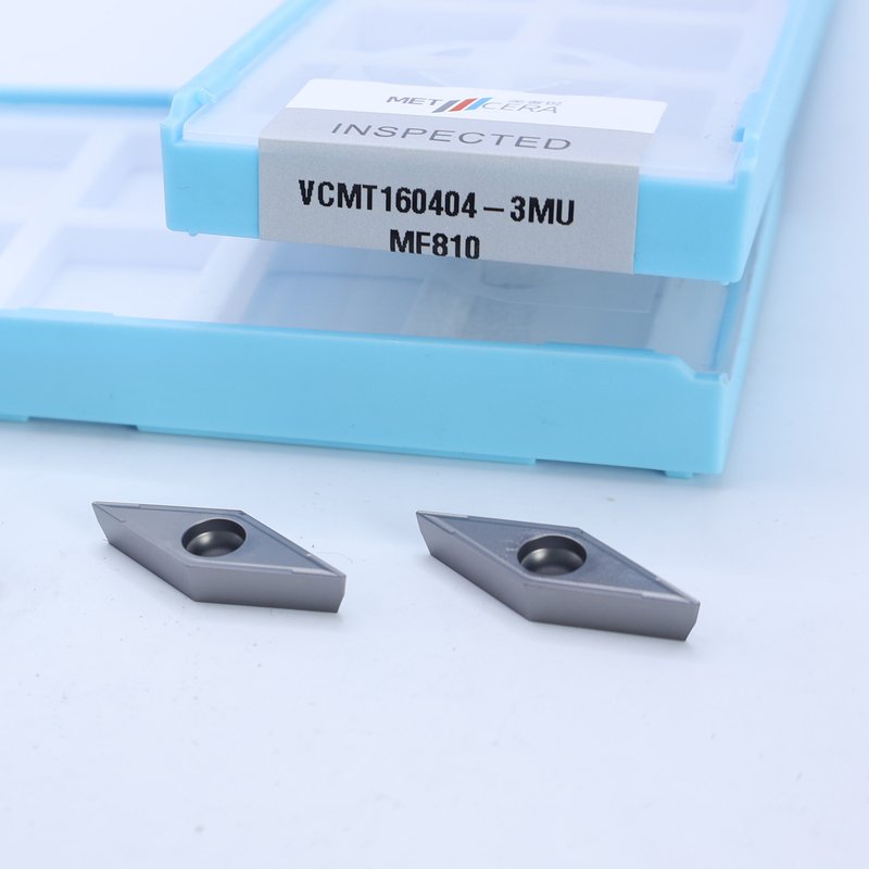 Inserto de carburo de giro externo e interno VCMT11 VCMT16 Inserto CNC positivo con rompehielos semiacabados 3MU
