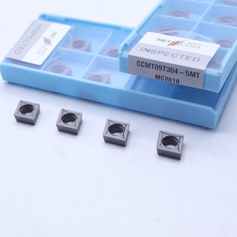 CCMT06 CCMT09 Insertores de torneado CNC positivos con rompehielos semiacabados de 5MT, inserto de torneado Cermet