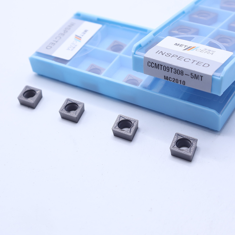 CCMT06 CCMT09 Insertores de torneado CNC positivos con rompehielos semiacabados de 5MT, inserto de torneado Cermet