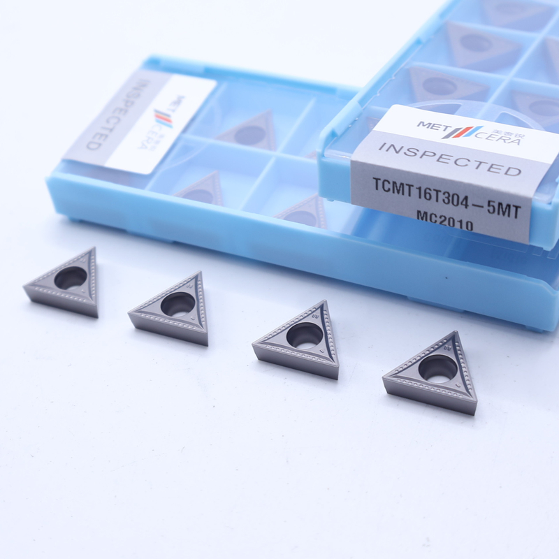 TCMT11 TCMT16 Insertores de giro CNC positivos con rompehielos semiacabados de 5 MT, inserto de giro Cermet