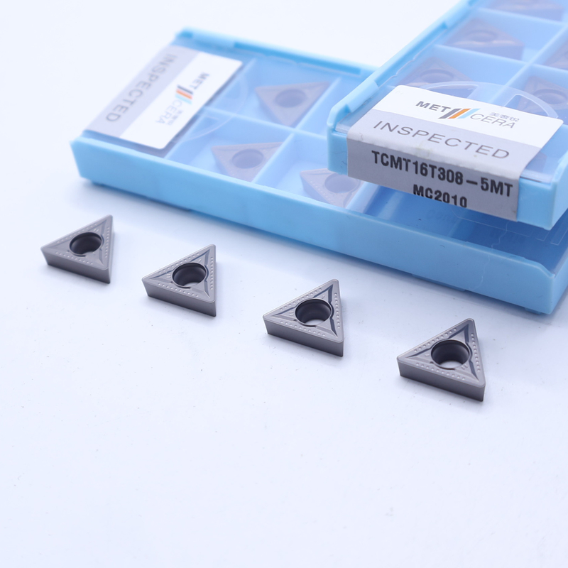 TCMT11 TCMT16 Insertores de giro CNC positivos con rompehielos semiacabados de 5 MT, inserto de giro Cermet