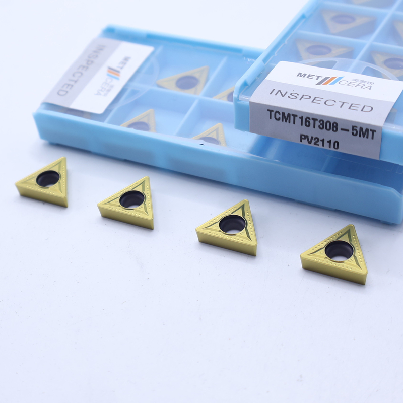 TCMT11 TCMT16 Insertores de giro CNC positivos con rompehielos semiacabados de 5 MT, inserto de giro Cermet