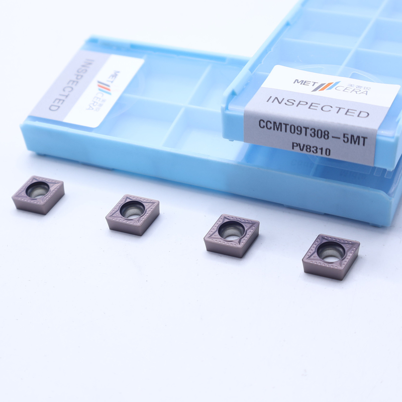CCMT06 CCMT09 Carbide Turning Insert con 5 MT Rompichupetas para acero, acero aleado,acero inoxidable