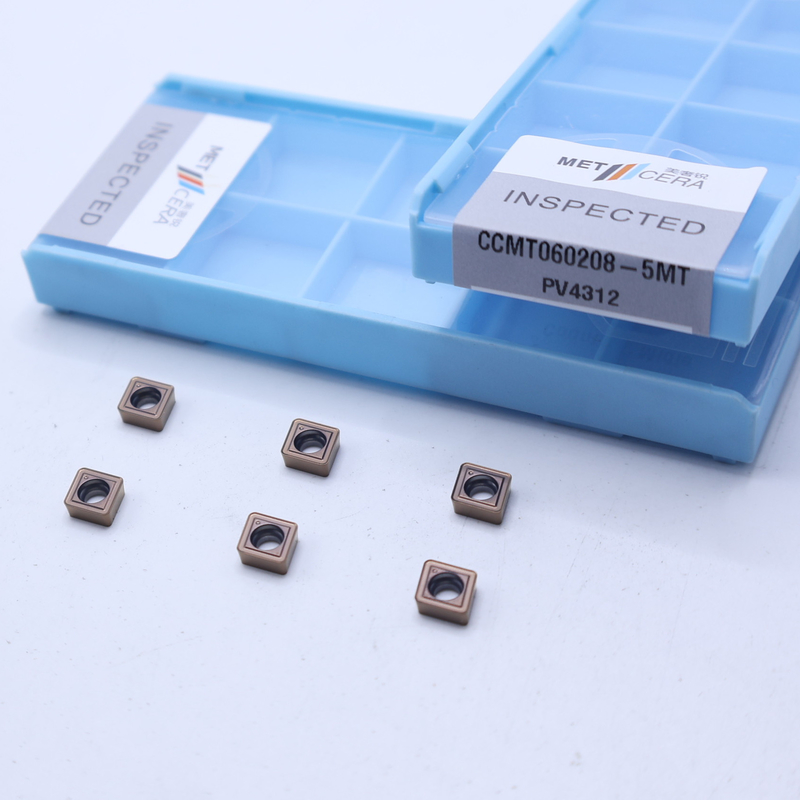 CCMT06 CCMT09 Carbide Turning Insert con 5 MT Rompichupetas para acero, acero aleado,acero inoxidable