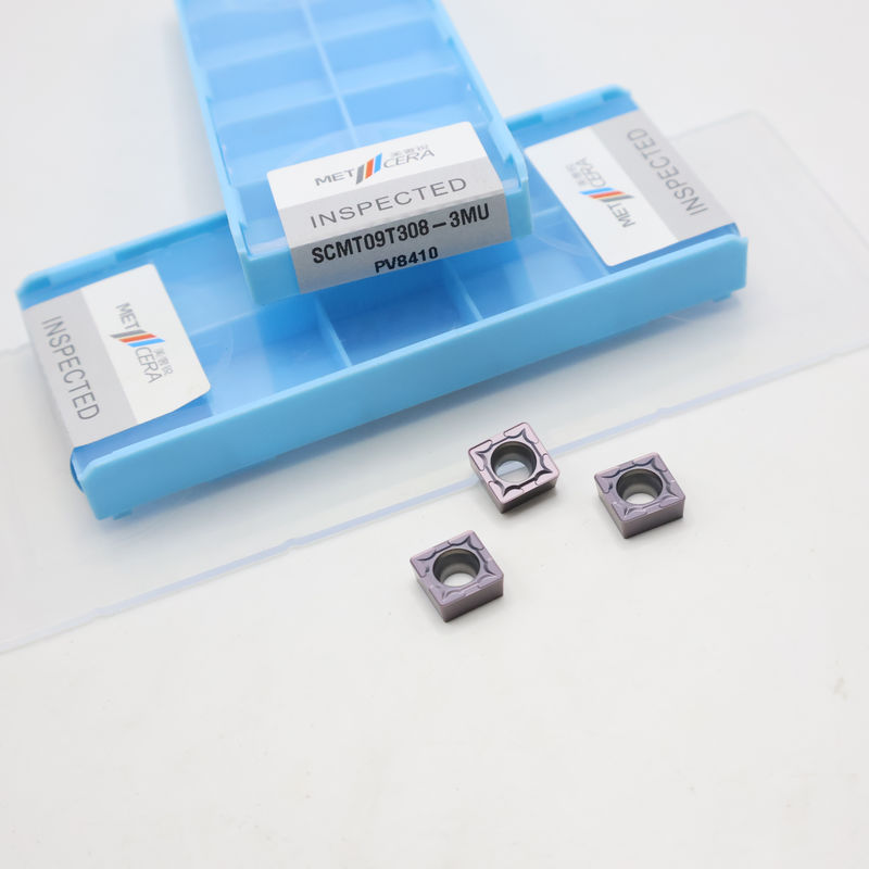 SCMT09T308 90 ° Carbide cuadrado inserciones de giro para acero, acero inoxidable en el rompehielos 3MU