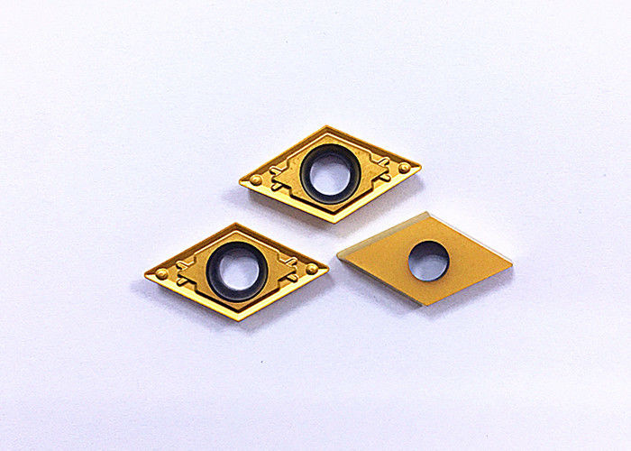 PVD recubrimiento de color dorado herramientas de inserción de giro externo para torno DCMT11T304-HQ