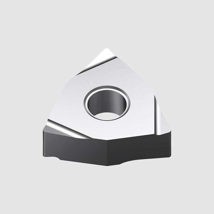 PVD de acabado fino recubrimiento CNC inserto de cermet para el mecanizado de acero girar inserto WNGG080404R-S